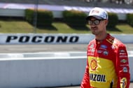 Joey Logano no Pocono Raceway em 13 de junho de 2026. - Fonte: Imagn