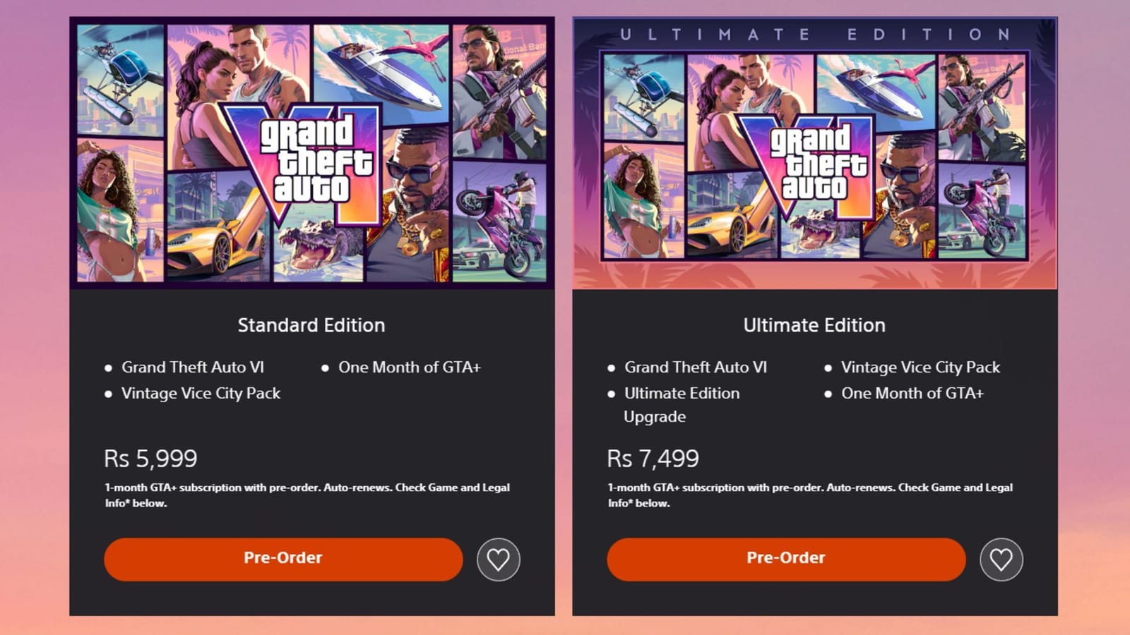 GTA 6 price in India: Standard edition, ultimate edition prices compared