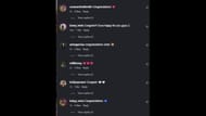 Captura de tela dos comentários de Cara Smith, Lainey Lewis, Anisa Garcia, Amelia May, Kaitlyn Power e Kayla Vesia na postagem de Natalie Loureda no Instagram (Imagem via Instagram.com/@natalieloureda)