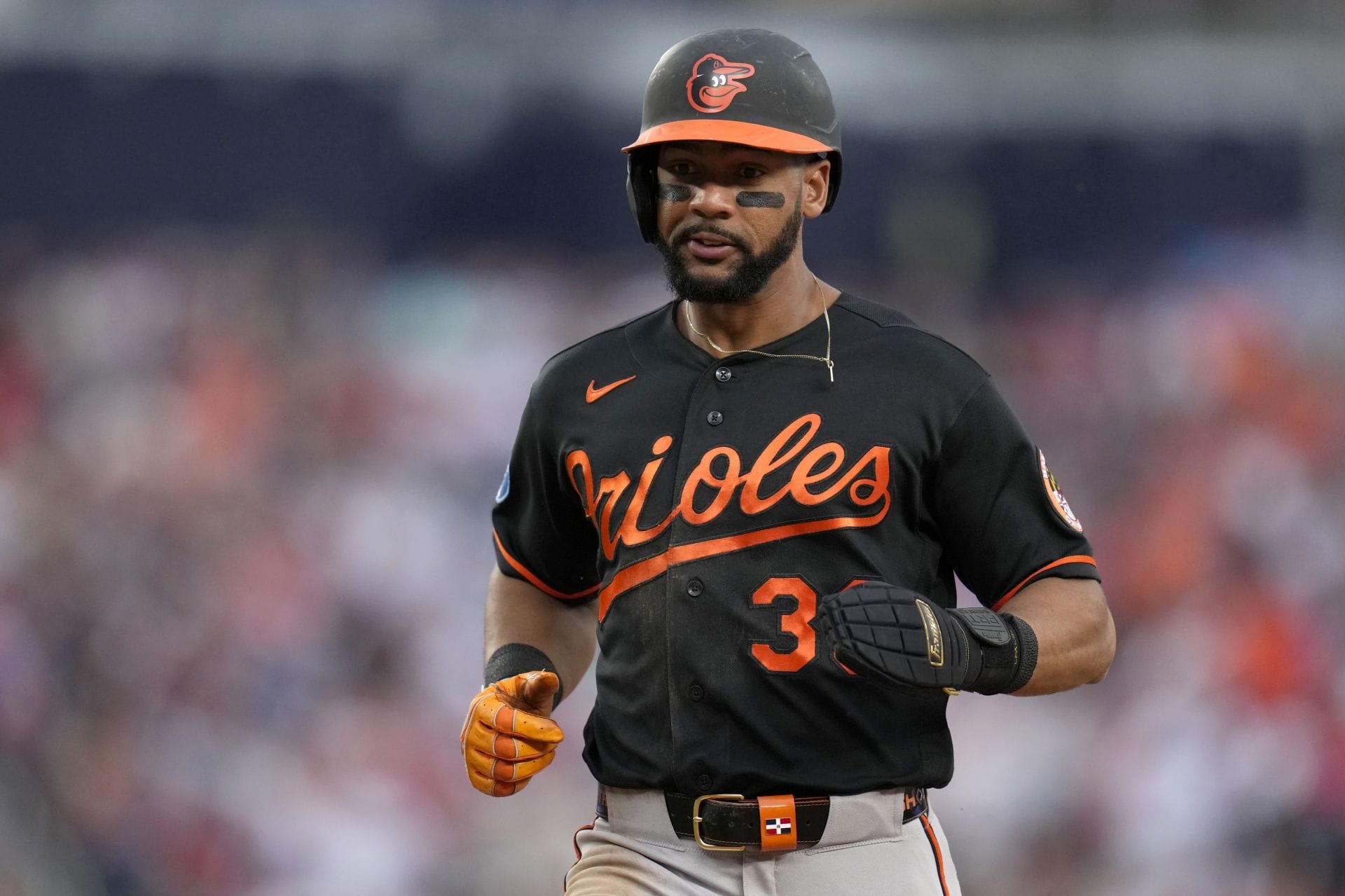 Leody Taveras em ação pelo Baltimore Orioles - Fonte: Getty