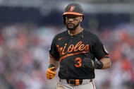 Leody Taveras em ação pelo Baltimore Orioles - Fonte: Getty
