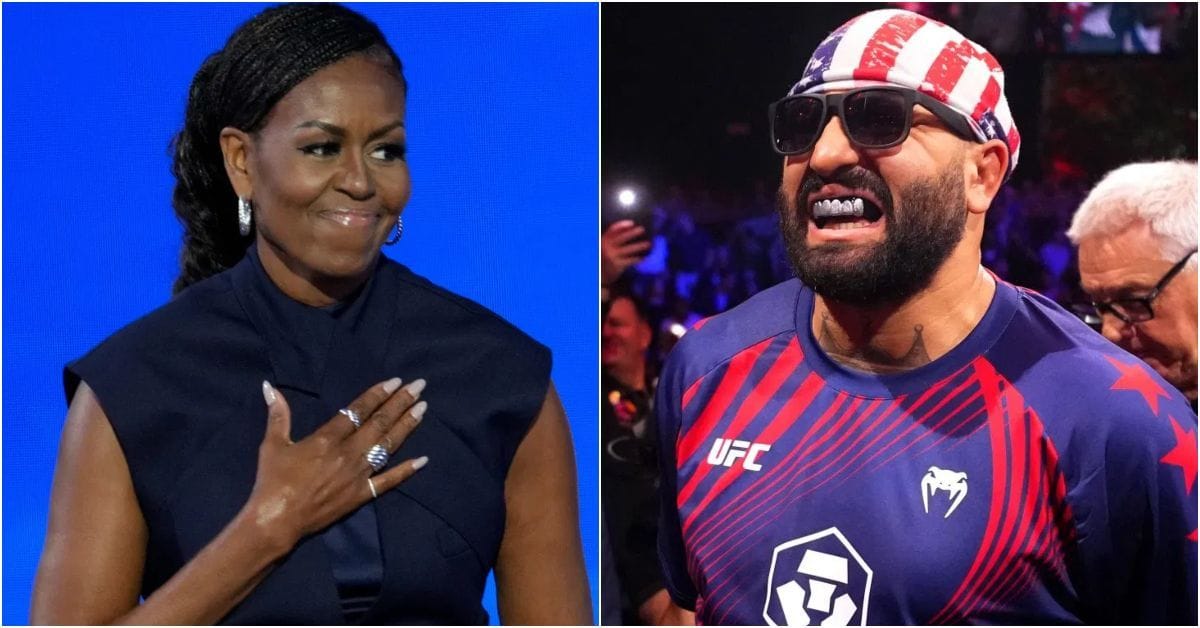 "This is distasteful": NFL analyst grills Josh Hokit for calling Michelle Obama a man in front of Donald Trump at UFC 250