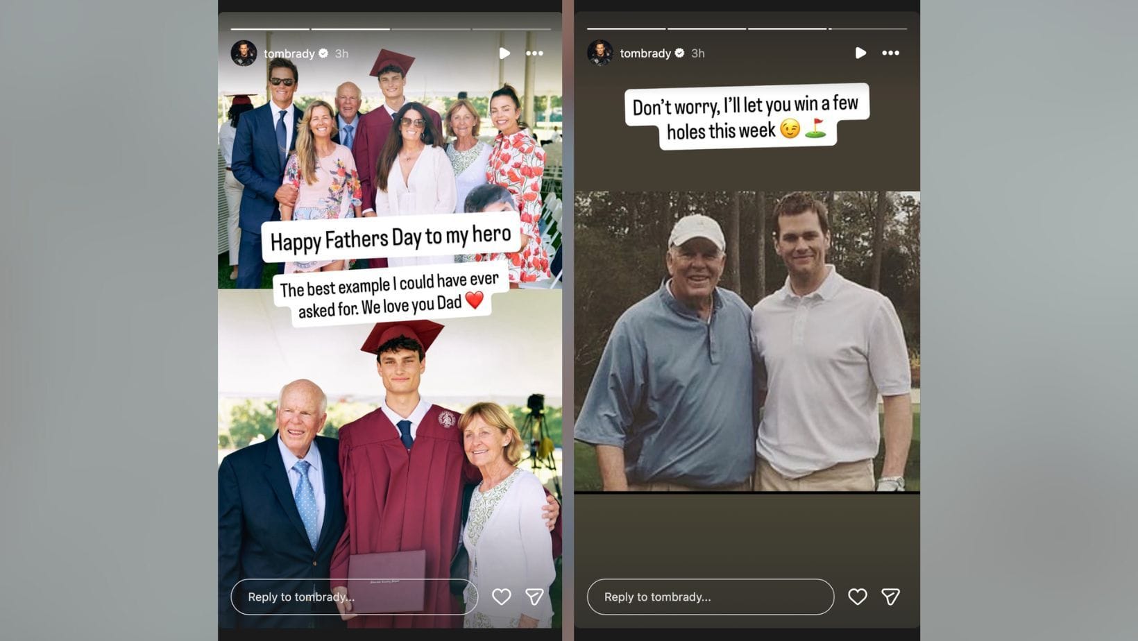 Tom Brady comemora o Dia dos Pais com uma doce homenagem no Instagram (Crédito da imagem: Tom Brady @Instagram)
