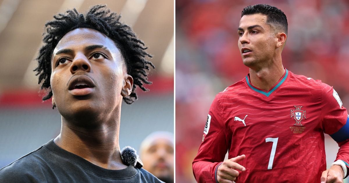Cristiano Ronaldo superfan IShowSpeed reacts to Portugal's opening goal of the 2026 FIFA World Cup