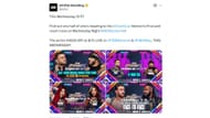 Anúncios do Wednesday Night Dynamite esta semana (Imagem via X @AEW)
