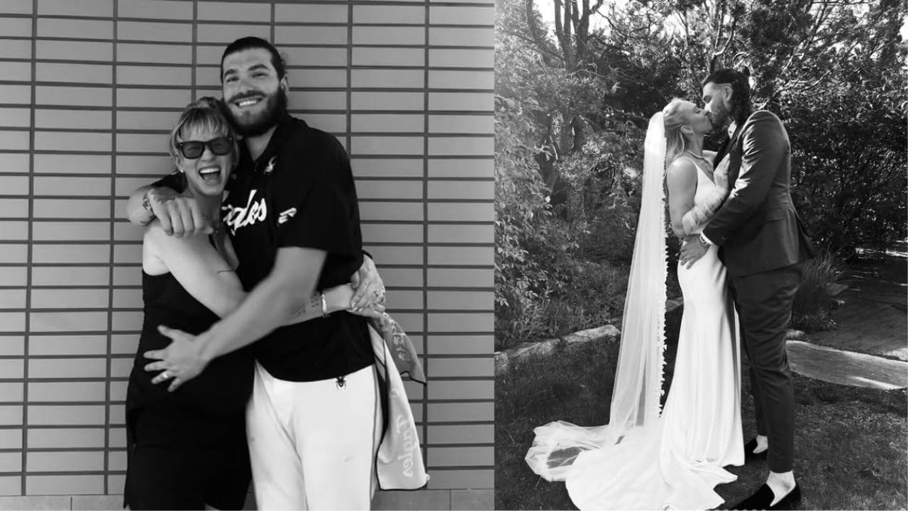 "Zero fear" - Cody Ponce's wife reacts to George Kittle's spouse Claire's SI Swimsuit Runway appearance