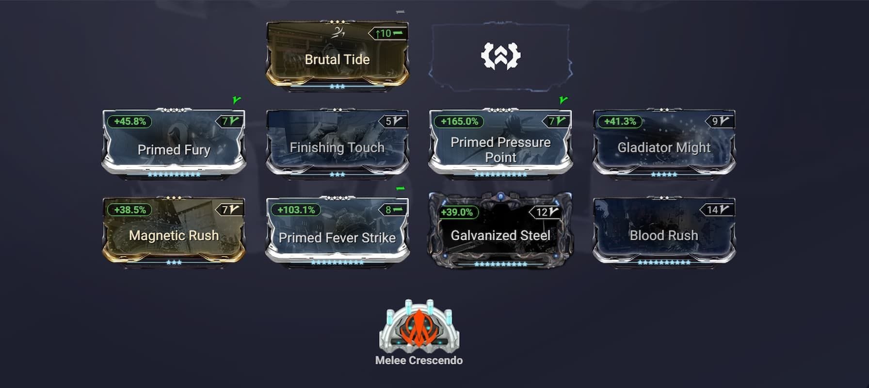 Construção do Warframe Incarnon Prisma Obex (imagem via Digital Extremes || Overframe)