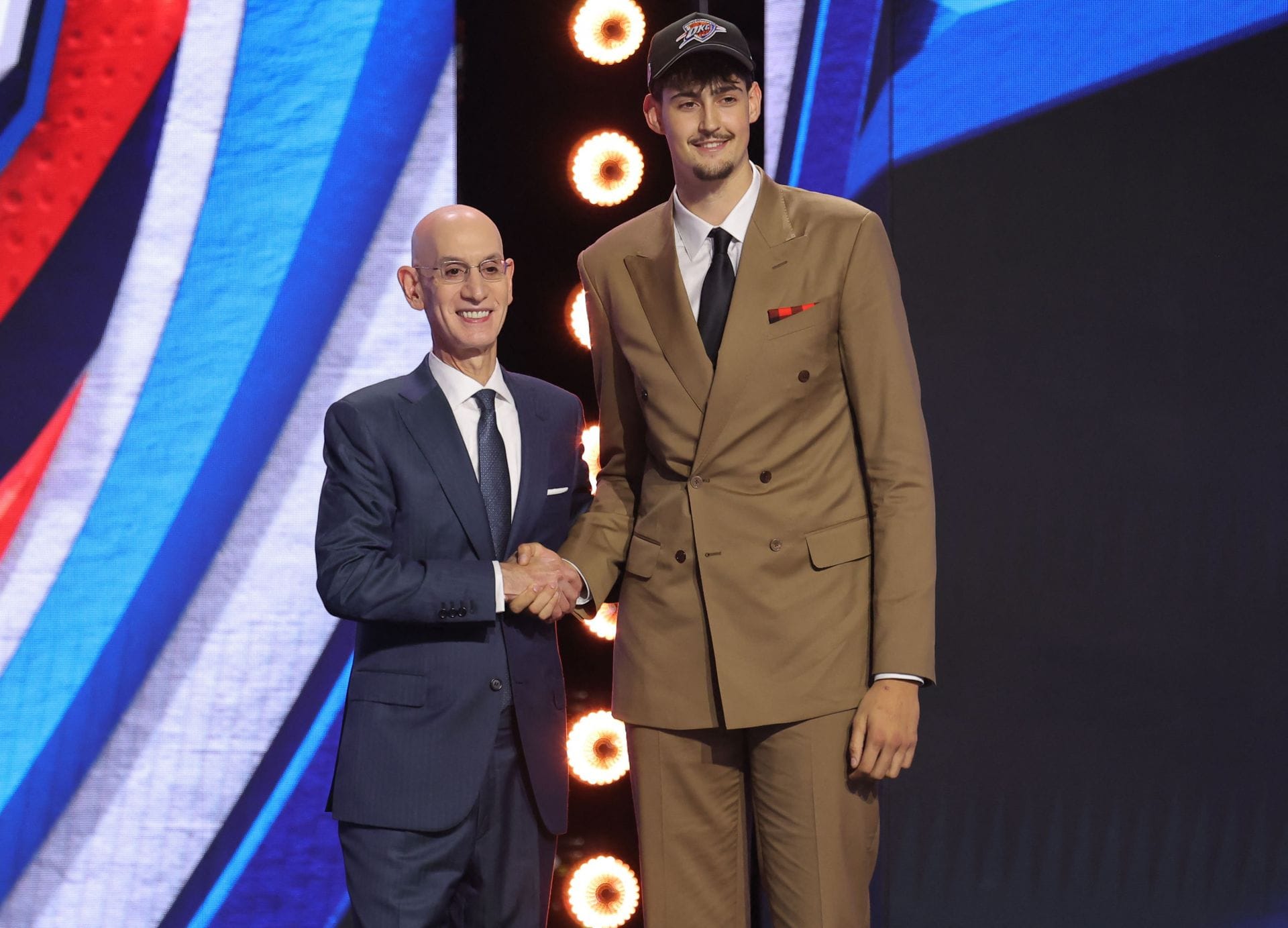 "They Know Chet Can't Stop Wemby": NBA Fans React as Thunder Draft 7-foot-3 Aday Mara 