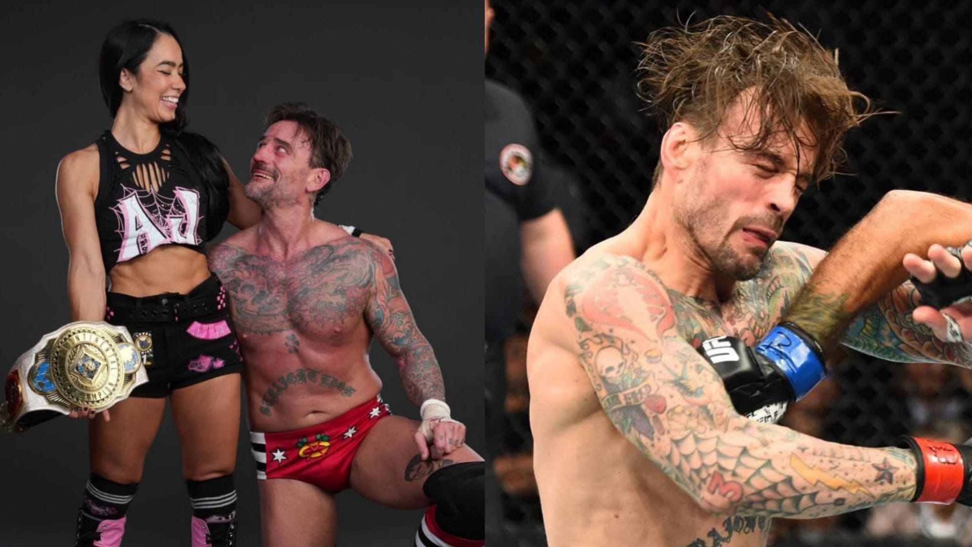 AJ Lee claims husband CM Punk wants to try fighting in UFC again