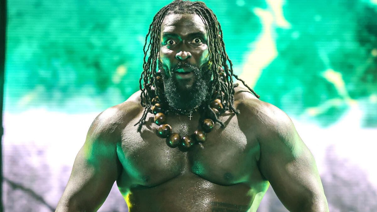 Oba Femi has blockbuster staredown with 6-time WWE champion after RAW goes off the air