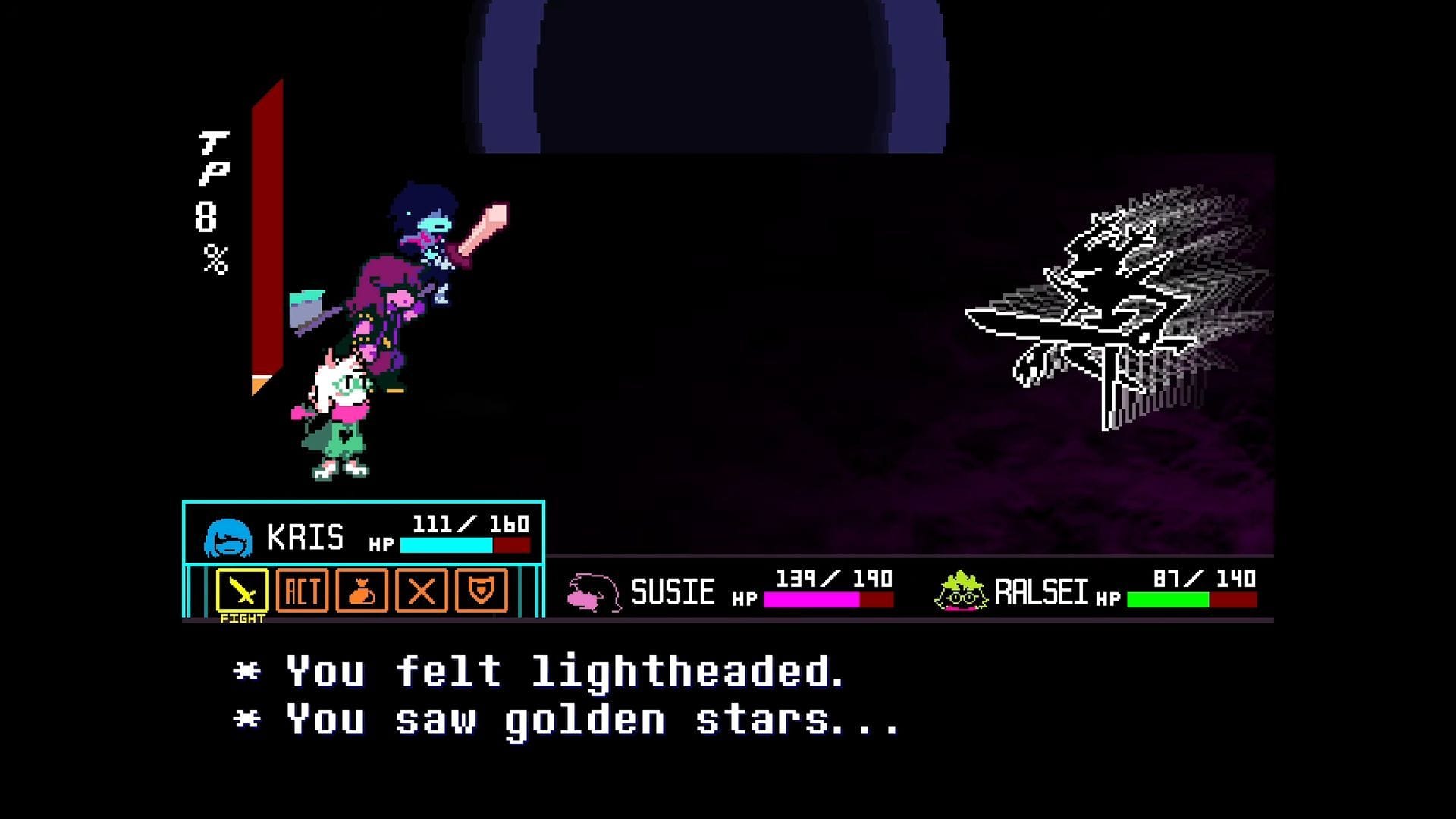 Luta de Roaring Knight (Imagem via Toby Fox || YouTube/@Al-AmeenAdewunmi)
