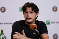 Taylor Fritz, dos Estados Unidos, durante o Aberto da França de 2026 em Roland Garros, em Paris, França. (Foto de Getty Images)