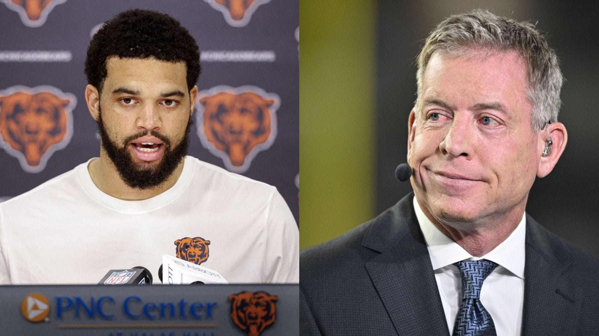 “He’s DEFINITELY talking about Troy Aikman”: NFL fans react as Caleb Williams reveals unique way of dealing with haters
