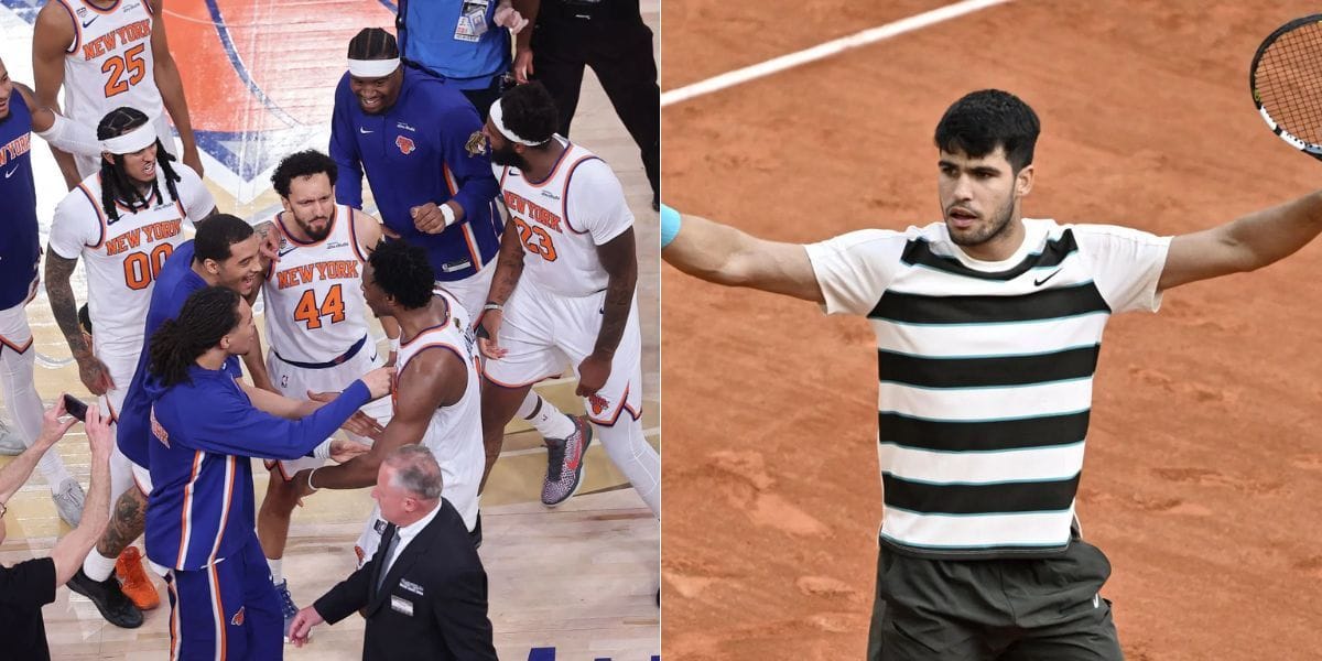 "Knicks just did a Carlos Alcaraz French Open 2025" - Tennis fans troll San Antonio Spurs after historic NBA Finals Game 4 collapse