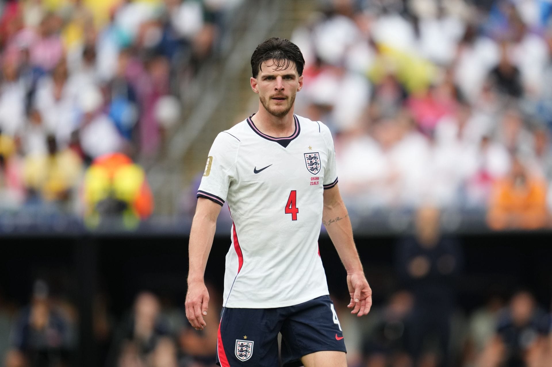 Declan Rice at risk of missing England's Round of 32 clash at the FIFA World Cup 