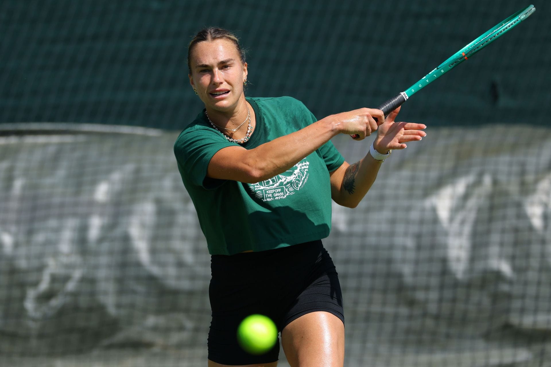 Aryna Sabalenka em Wimbledon 2026. (Fonte: Getty)