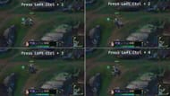 Todos os quatro emotes de Locke em LoL (imagem via Riot Games)