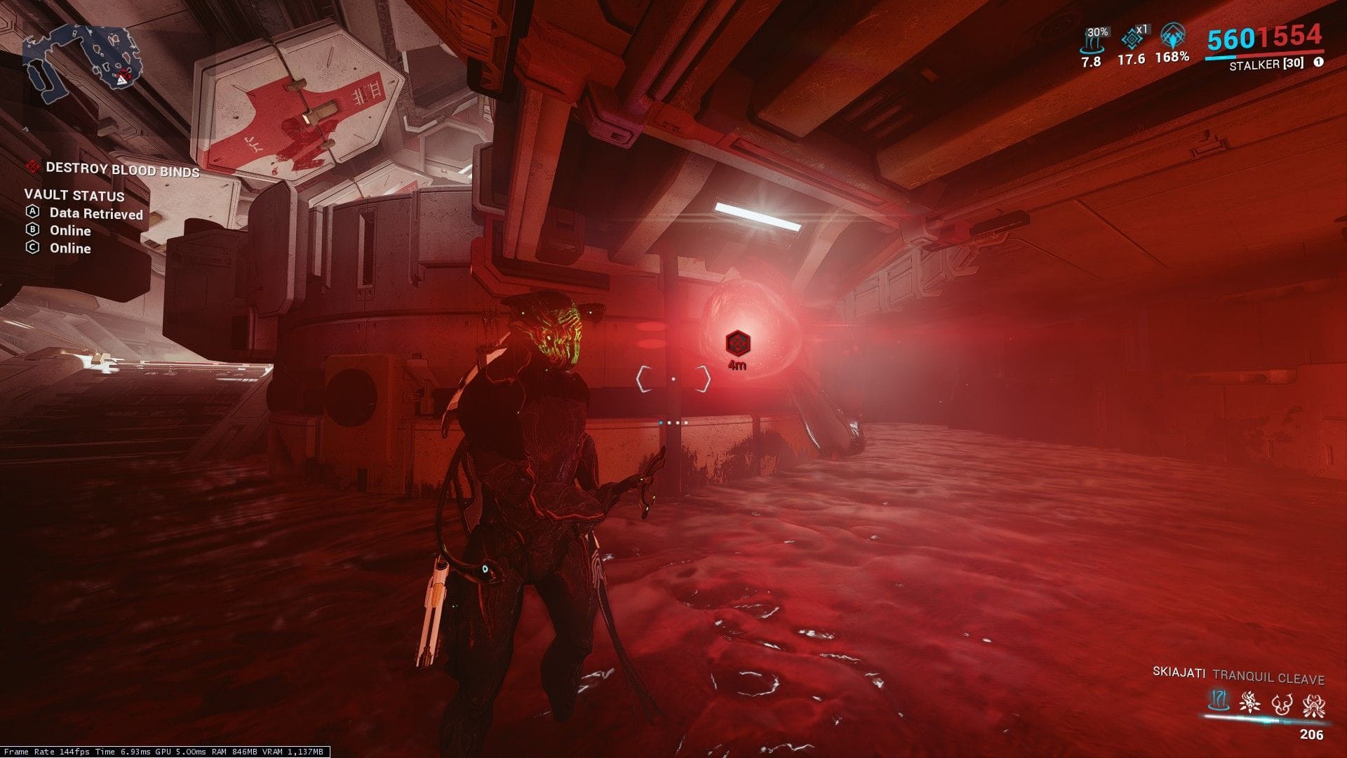 Destrua os orbes de sangue primeiro (imagem via Digital Extremes)