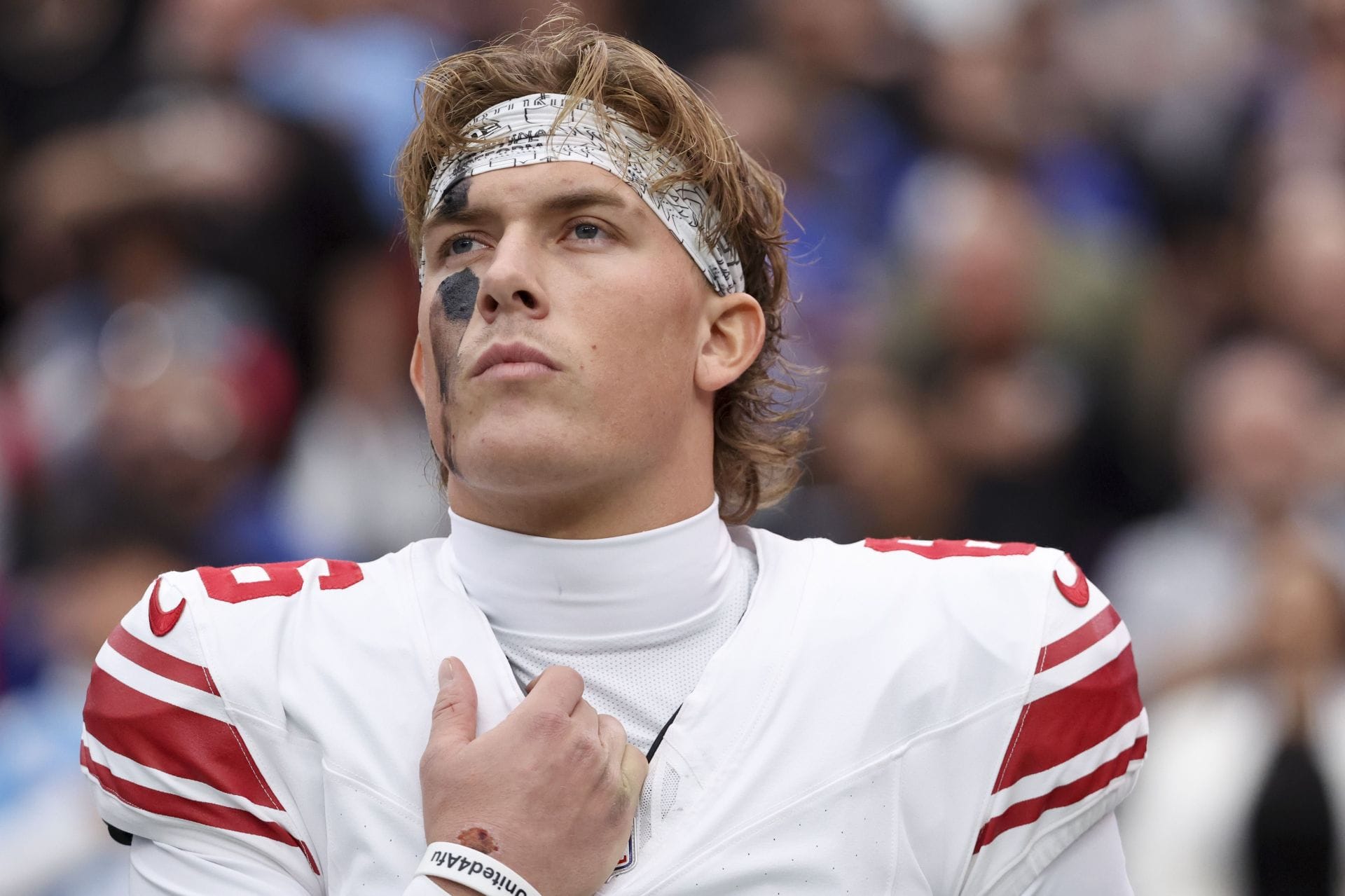 "He will be in concussion protocol": NFL fans split over Jaxson Dart's first look in Giants new uniform