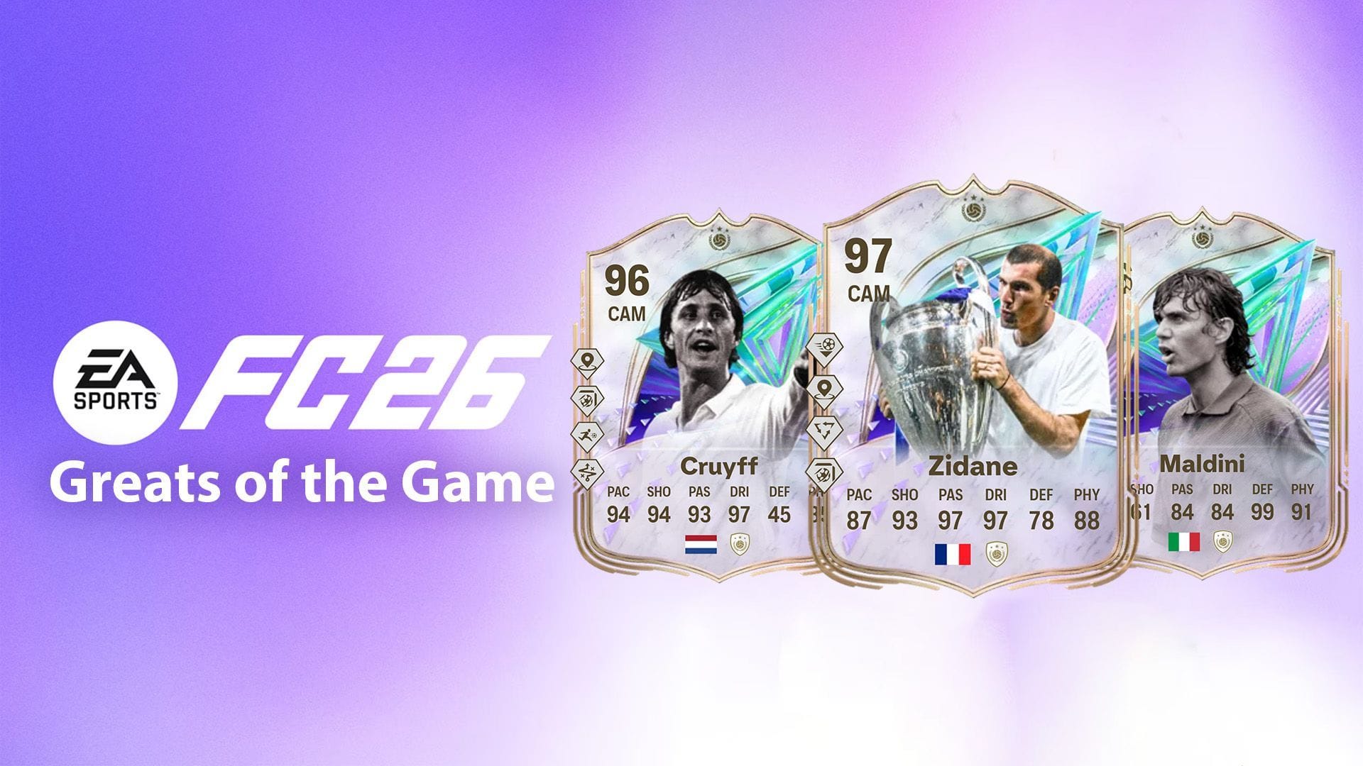 All EA FC 26 Greats of the Game players leaked