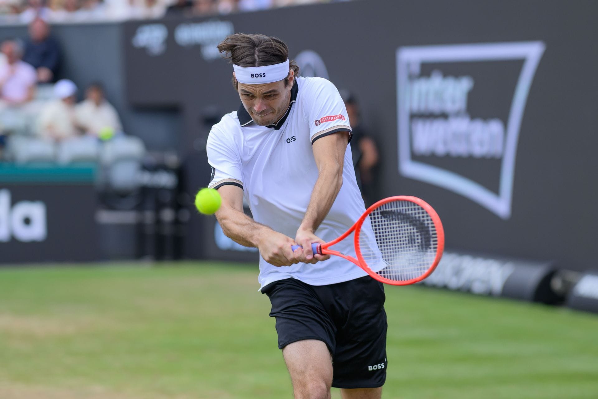 Taylor Fritz dos Estados Unidos da América no BOSS Open 2026 em Stuttgart, Alemanha. (Foto de Getty Images)