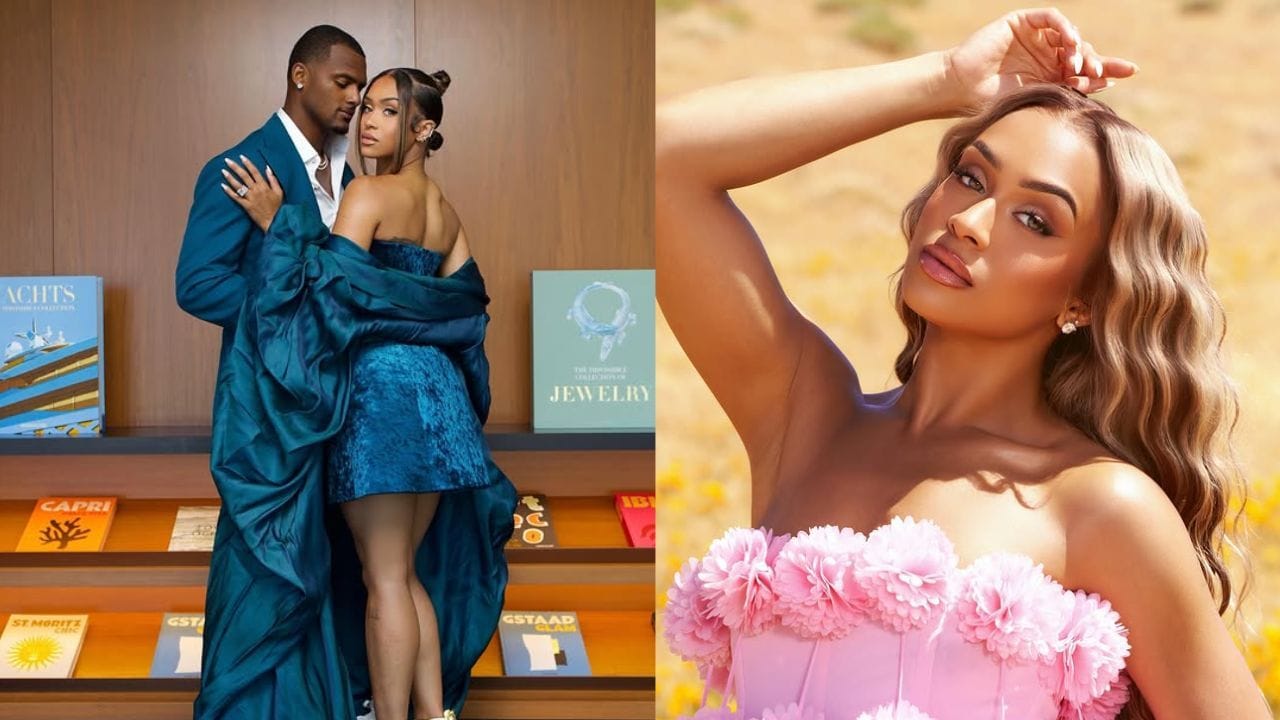 PICS: Deshaun Watson and wife Jilly Anais dress to impress in black as couple celebrates $66000000-worth NBA star's major milestone