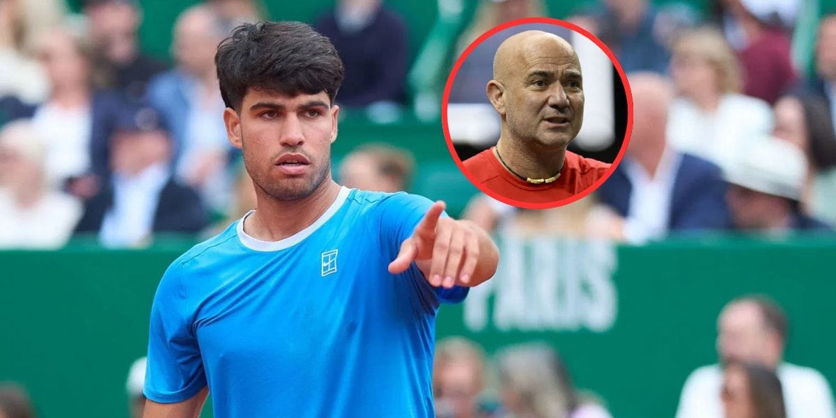 "Andre Agassi has become so annoying' - Fans slam American for demanding answers on Carlos Alcaraz's wrist injury