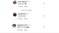 Comentários na postagem de Piper Niven (Fonte: Instagram/@pipernivenwwe)