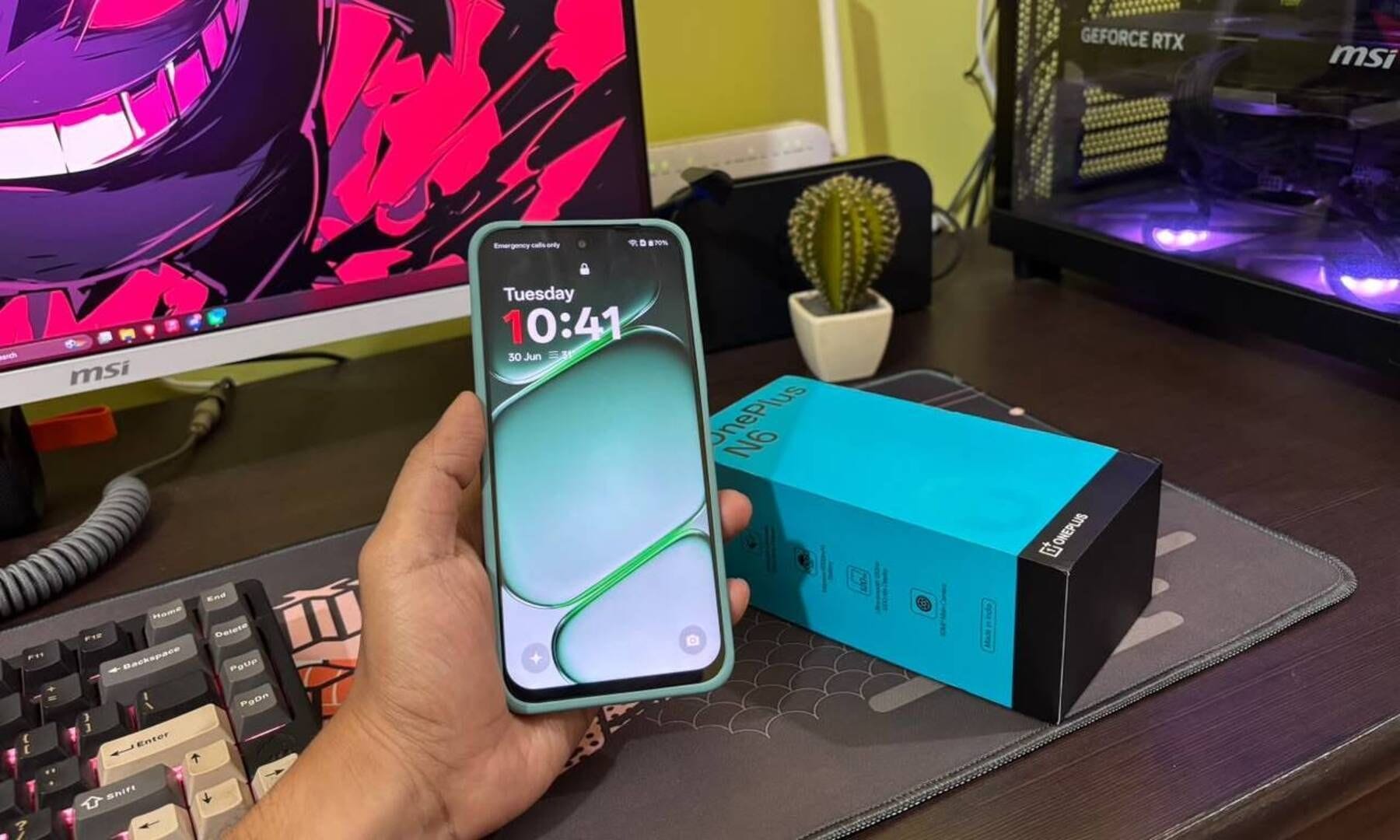 The OnePlus N6 is a great budget device (Image via SK Tech || Anindit Sinha)