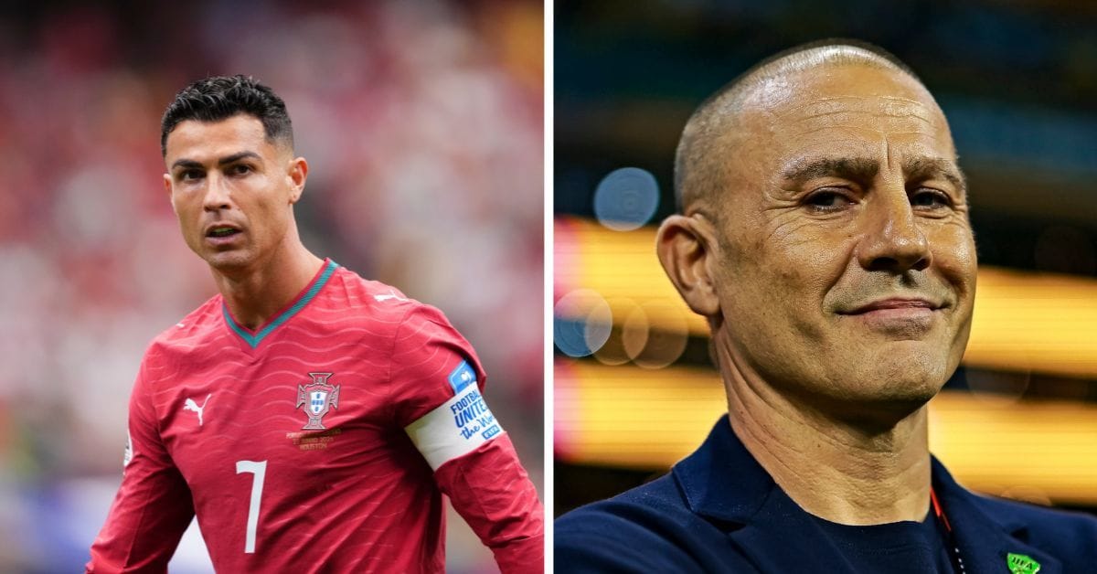 “Why walk away?” - Fabio Cannavaro reveals what he requested from Cristiano Ronaldo after Portugal beat Uzbekistan 5-0 in FIFA World Cup