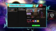 The Shinobi Alliance menu (Image via Roblox)