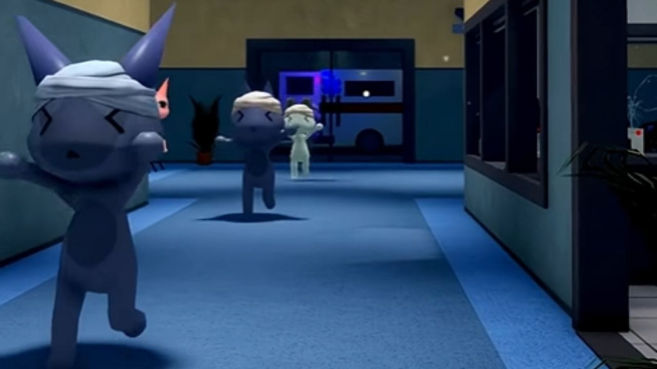 Pacientes críticos correndo para as salas médicas (Imagem via Roblox)