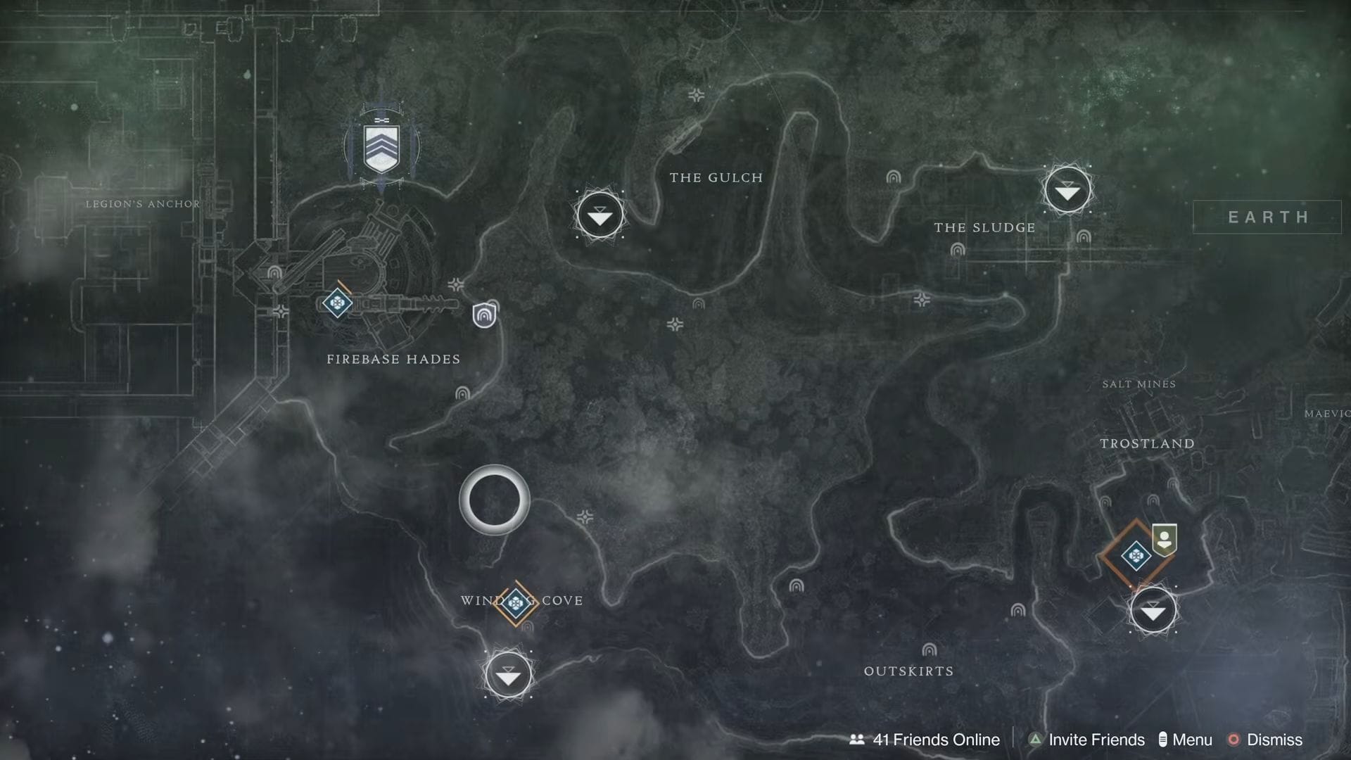 Search Firebase Hades, Winding Cove, and The Gulch (Image via Bungie || YouTube/@GuidingLight)