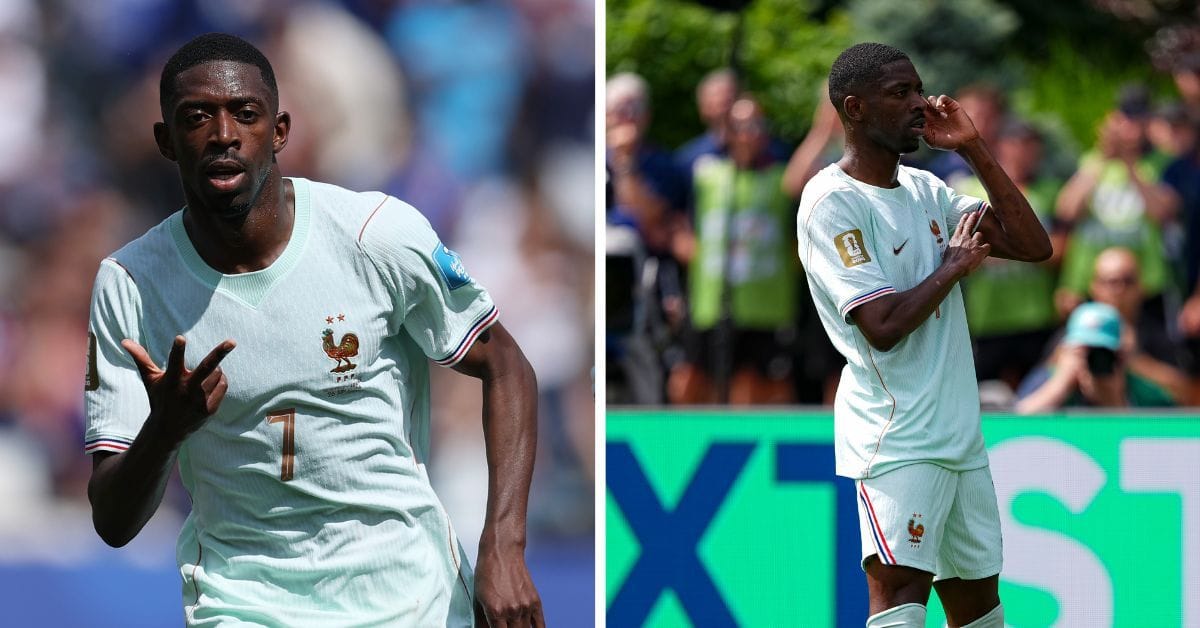 Ousmane Dembele hits celebration from PSG star after scoring FIFA World Cup hat-trick for France against Norway 