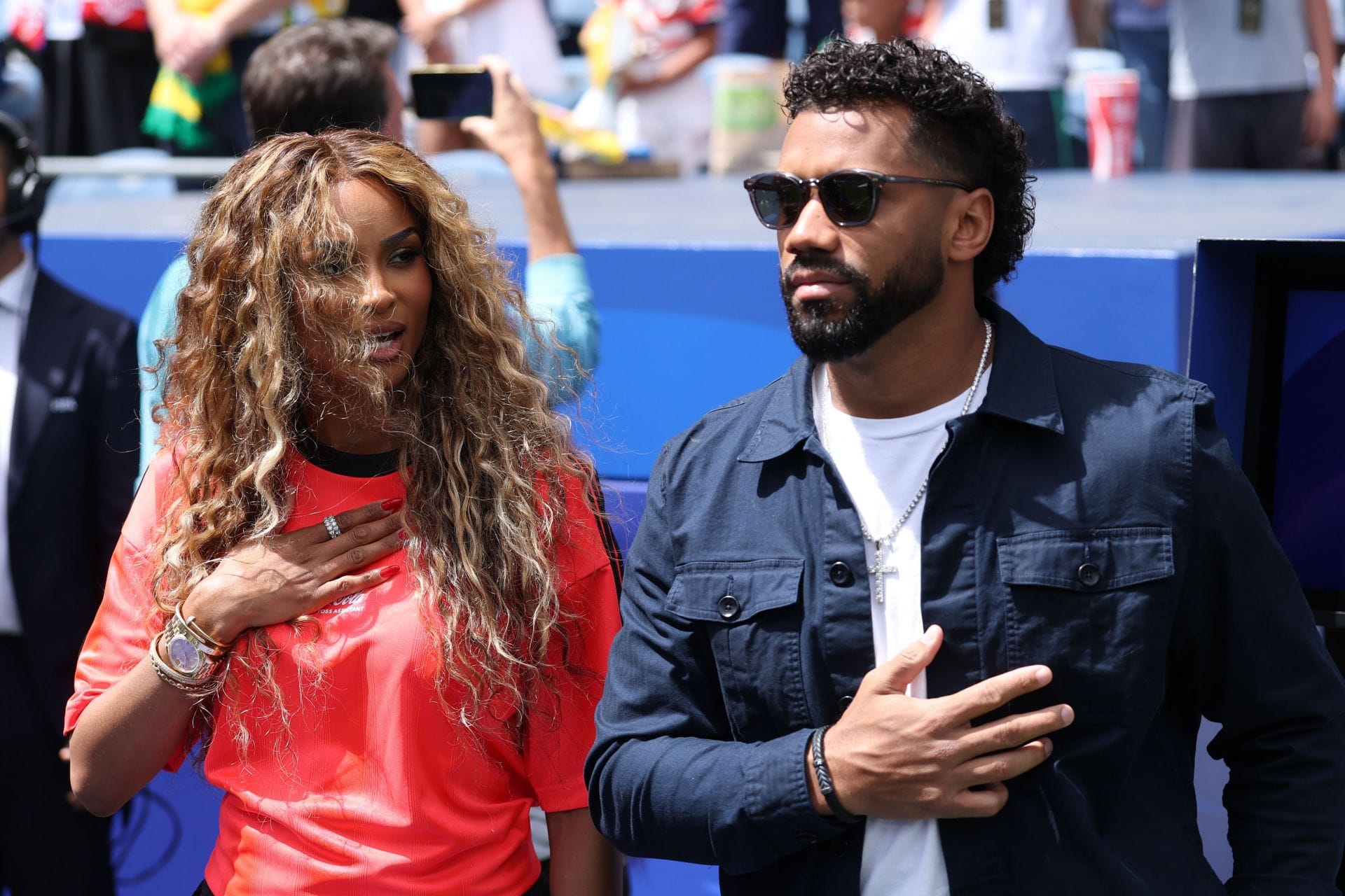 Argentine World Cup commentator claims alleged racial slur about Russell Wilson's wife Ciara was fabricated