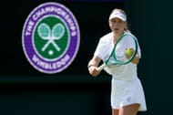 Amanda Anisimova em Wimbledon 2026. (Fonte: Getty)