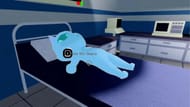 Equipe a classe Cirurgião para tratar pacientes e ganhar Sanidade (Imagem via Roblox)