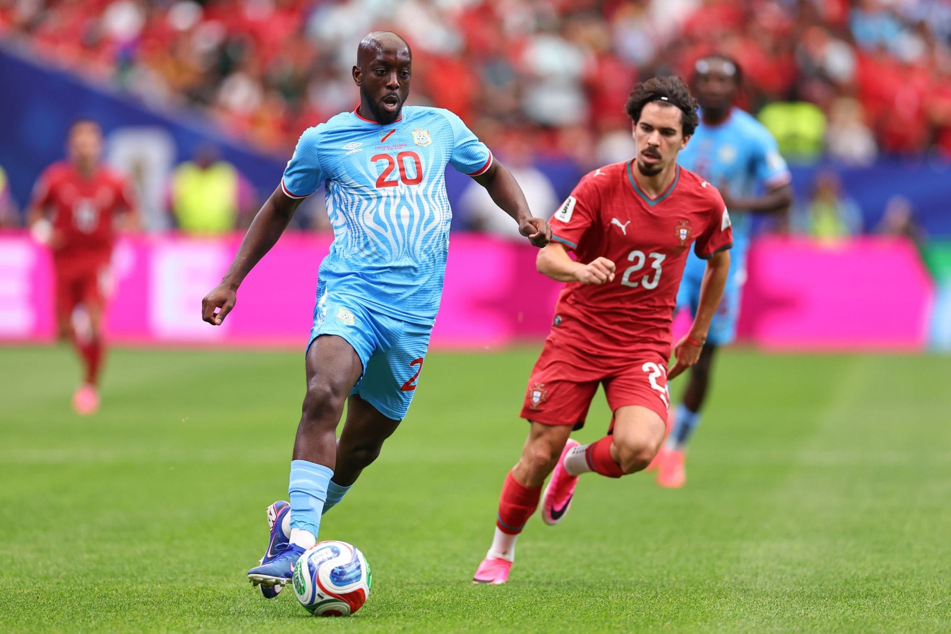 Yoane Wissa becomes first-ever FIFA World Cup goal-scorer for DR Congo as he nets header against Portugal