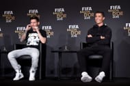 Lionel Messi (à esquerda) e Cristiano Ronaldo - Fonte: Getty