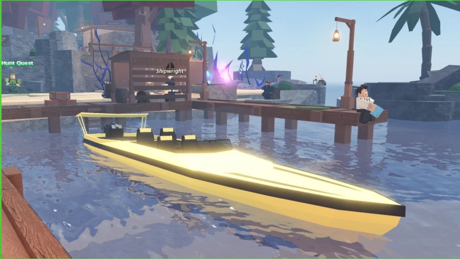 The Luxury Speedboat (Image via Roblox || Fisch Wiki)