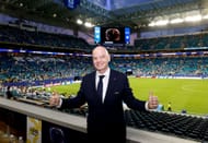O presidente da FIFA, Gianni Infantino, durante a Copa do Mundo FIFA 2026 - Fonte: Getty