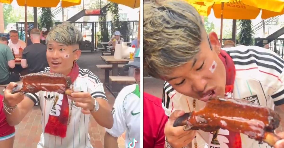 “How big is that?” - Japanese fan at 2026 FIFA World Cup tries Texas BBQ for first time, his reaction wins internet approval