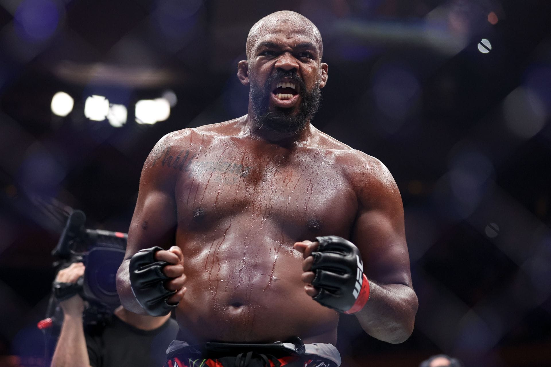 Jon Jones takes shots at Tom Aspinall as he praises Ciryl Gane for Freedom 250 win