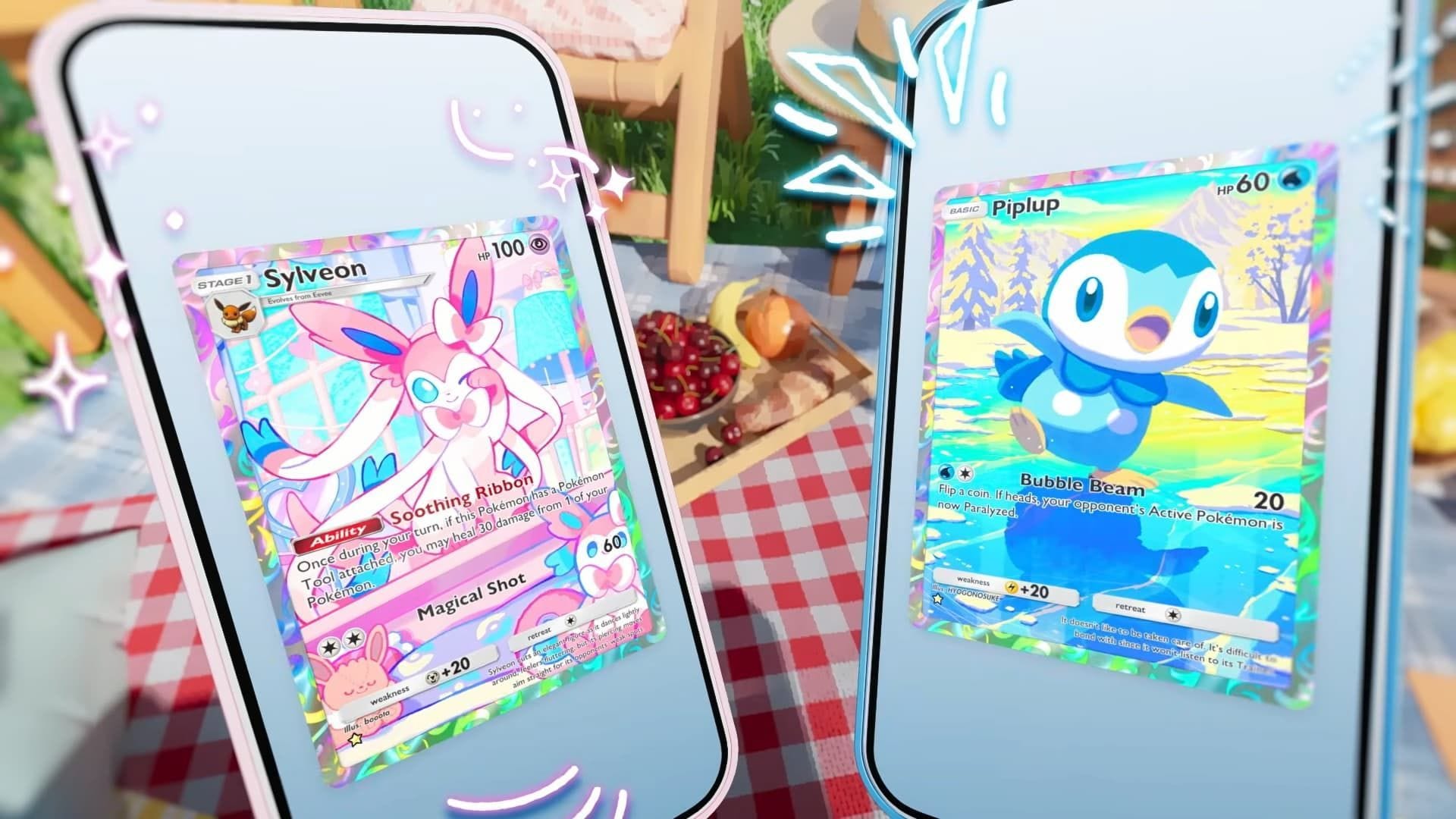 1-Star Sylveon and Piplup from this set (Image via The Pokemon Company)