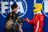 Lando Norris and Lewis Hamilton at the Barcelona Grand Prix - Source: Getty