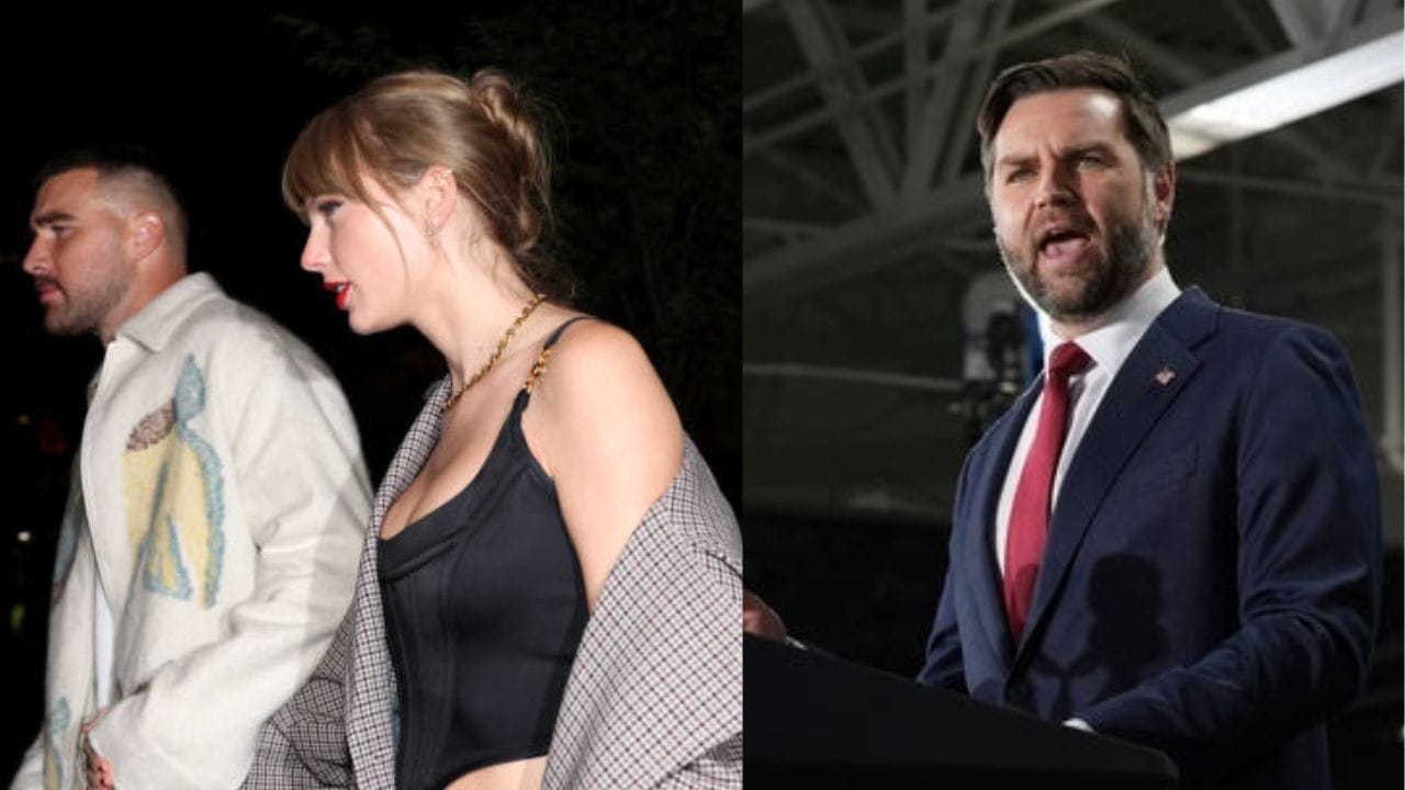 Travis Kelce's fiancée Taylor Swift gets political spotlight after JD Vance apologizes for “boneheaded comment”