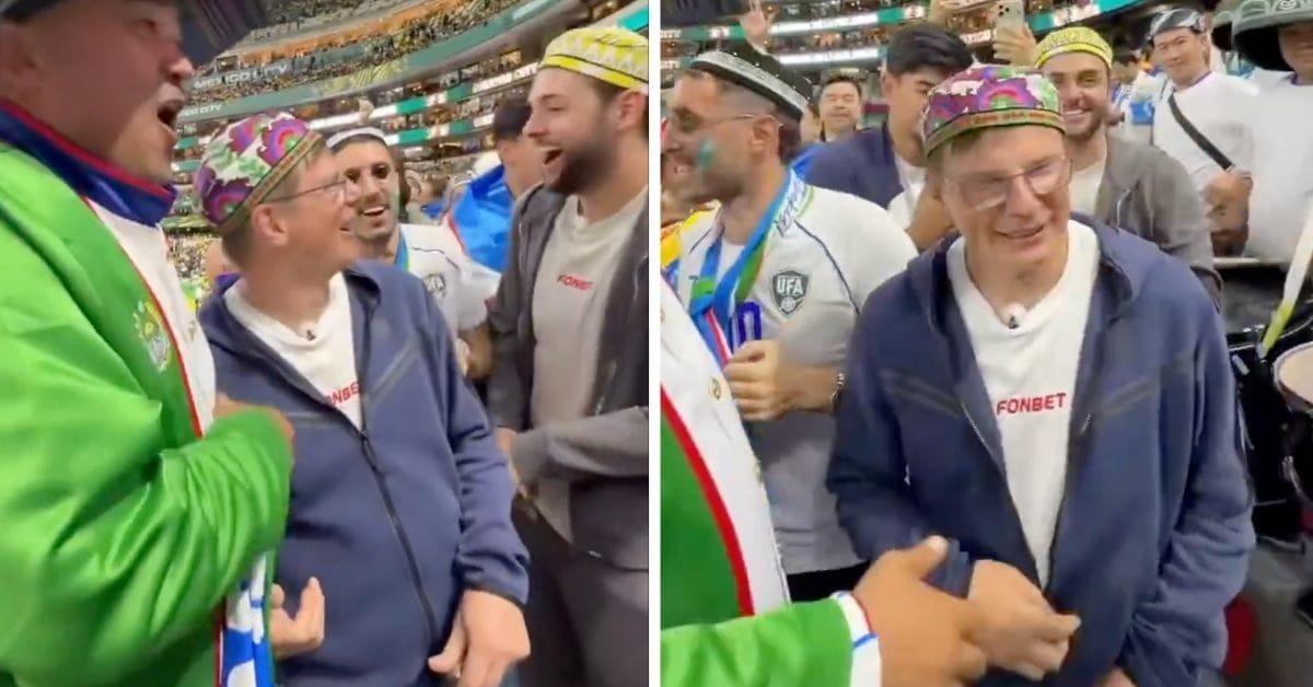 Arsenal cult hero Andrey Arshavin joins Uzbekistan fans inside Azteca for FIFA World Cup clash vs Colombia, video of heart-warming welcome goes viral