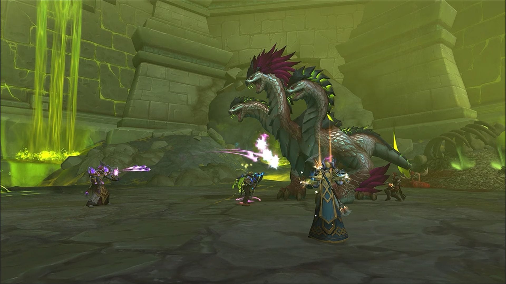 Este é um dos chefes da próxima masmorra, Altar of Fangs (Imagem via Blizzard Entertainment)
