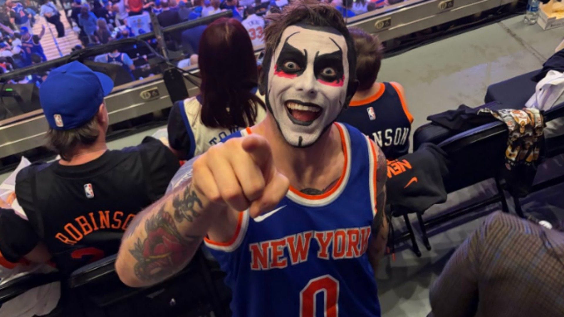 'King of New York' Danhausen sends a message after 'leading' the New York Knicks to historic NBA title