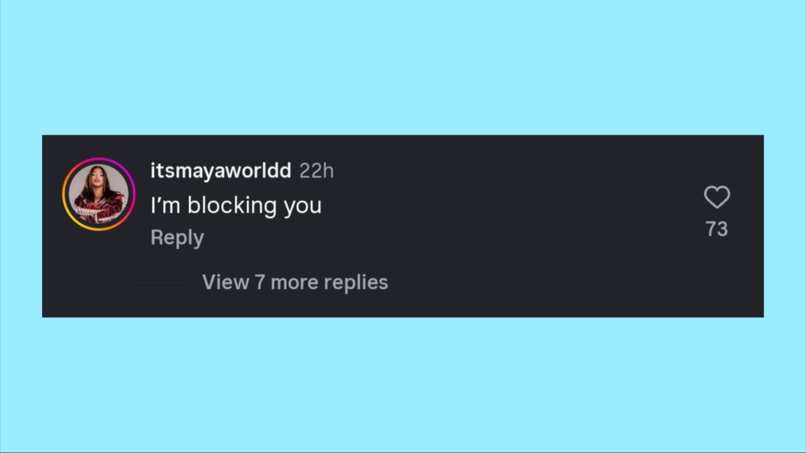 Comentário do Maya World [Image via Instagram/@mercedesmone]